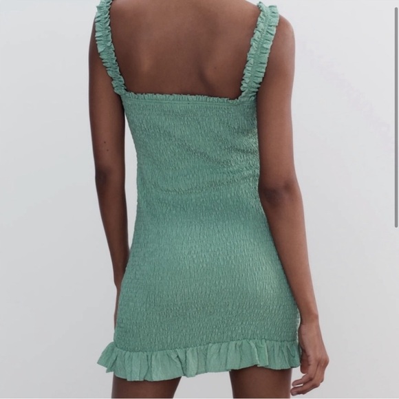 Zara Smocked Dress - Picture 3 of 11